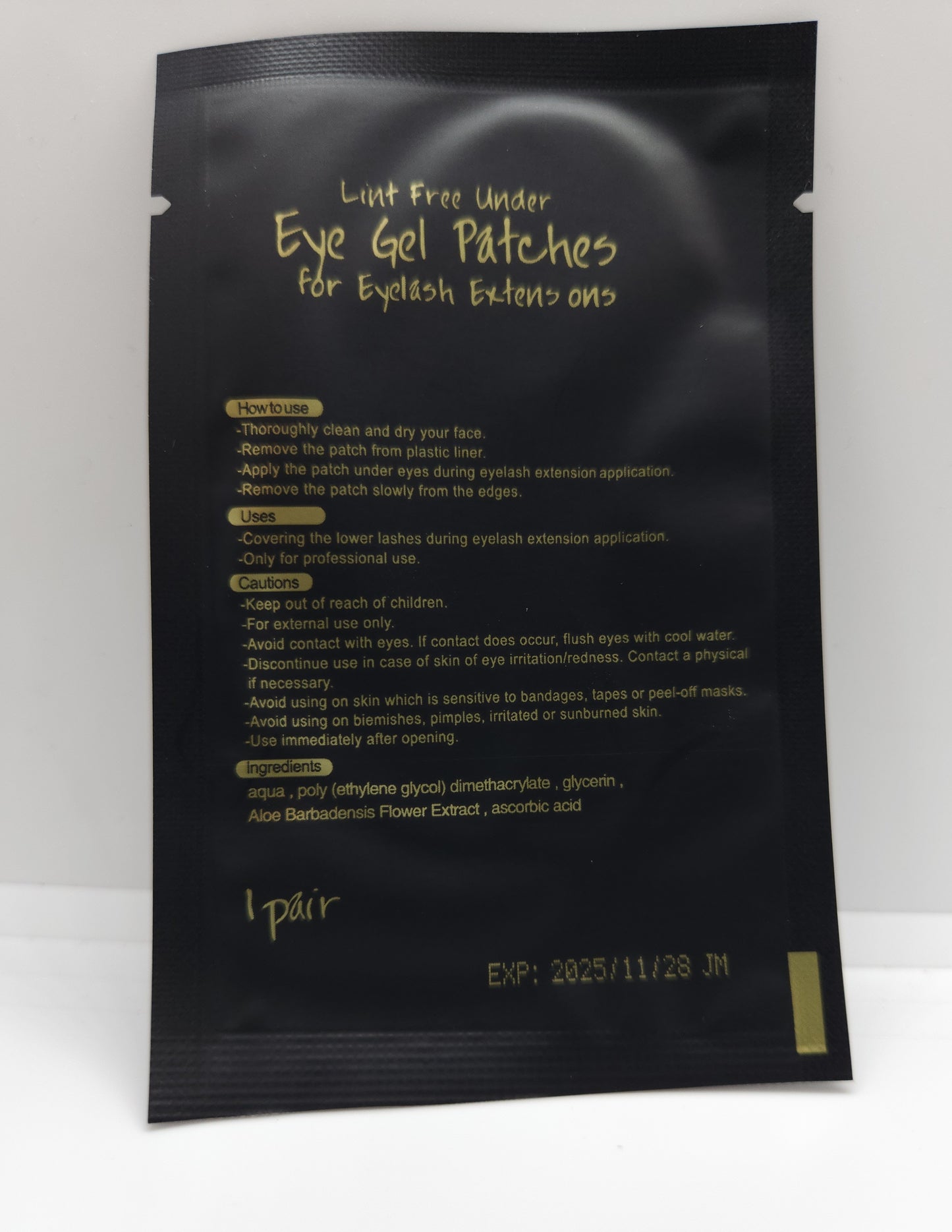 PATCH POUR POSE DE CILS YOURLASH